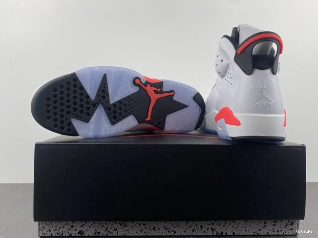 Rep TBK Infrared (2014) 6 White 384664-123 Retro Jordan 0722
